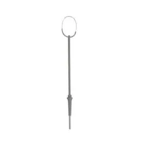 Single Use Diathermy Electrode - Standard Frame Grey