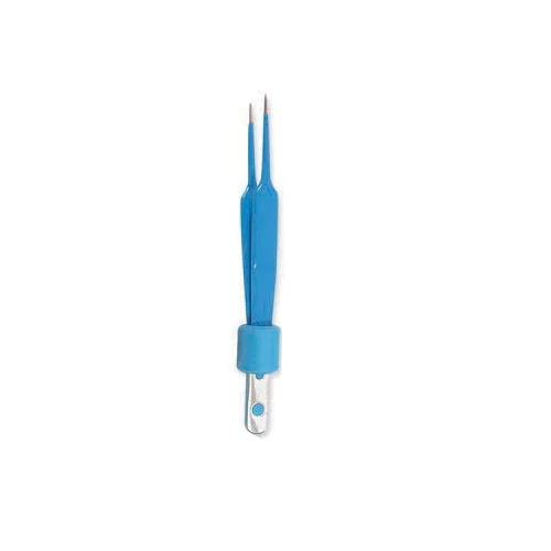 Reuseable Bipolar Forceps English Blocked Fitting - Straight With Hole